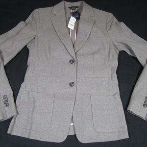 Brooks Brothers Women's Blazer Beige Jacket Sz 2